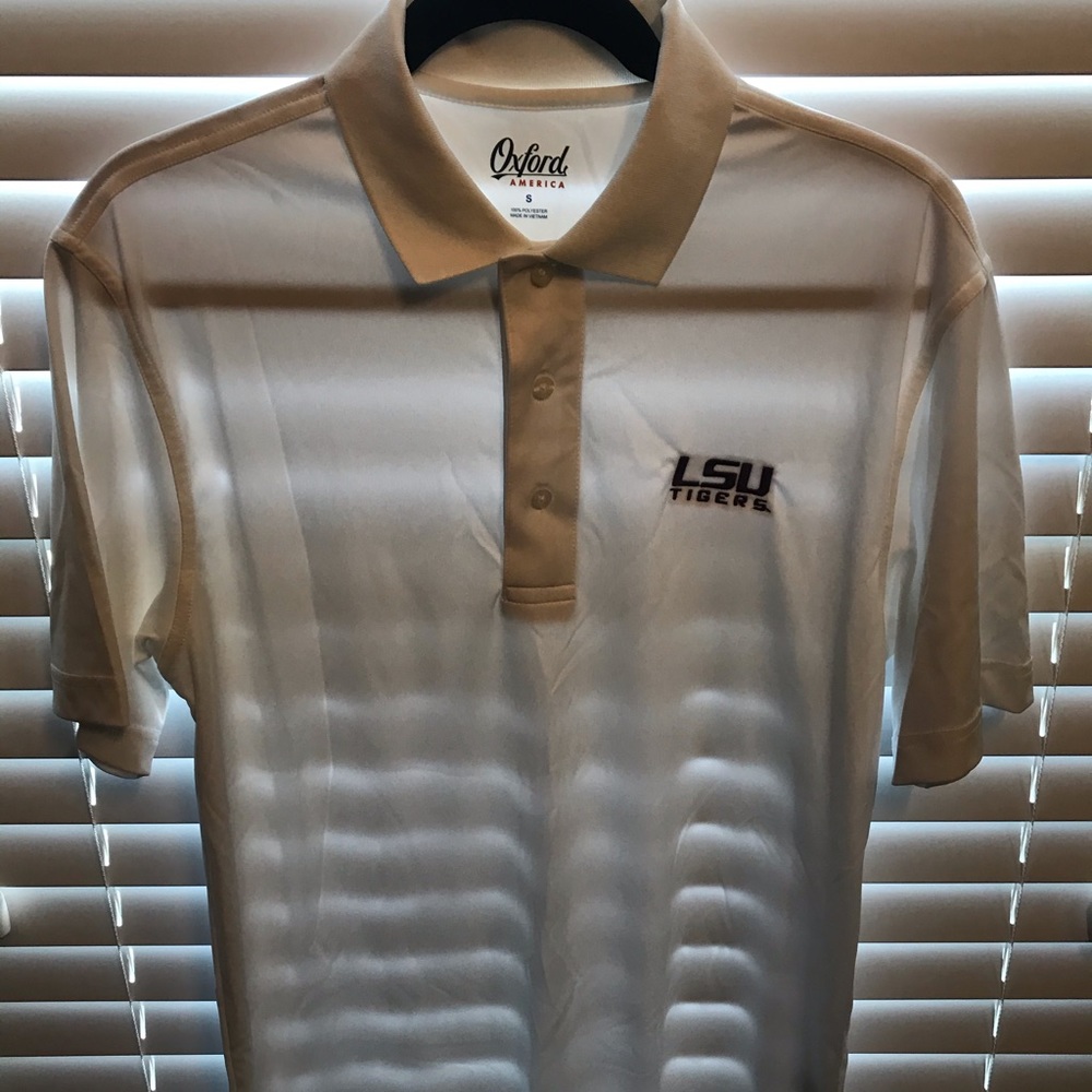 White Oxford America LSU collared shirt